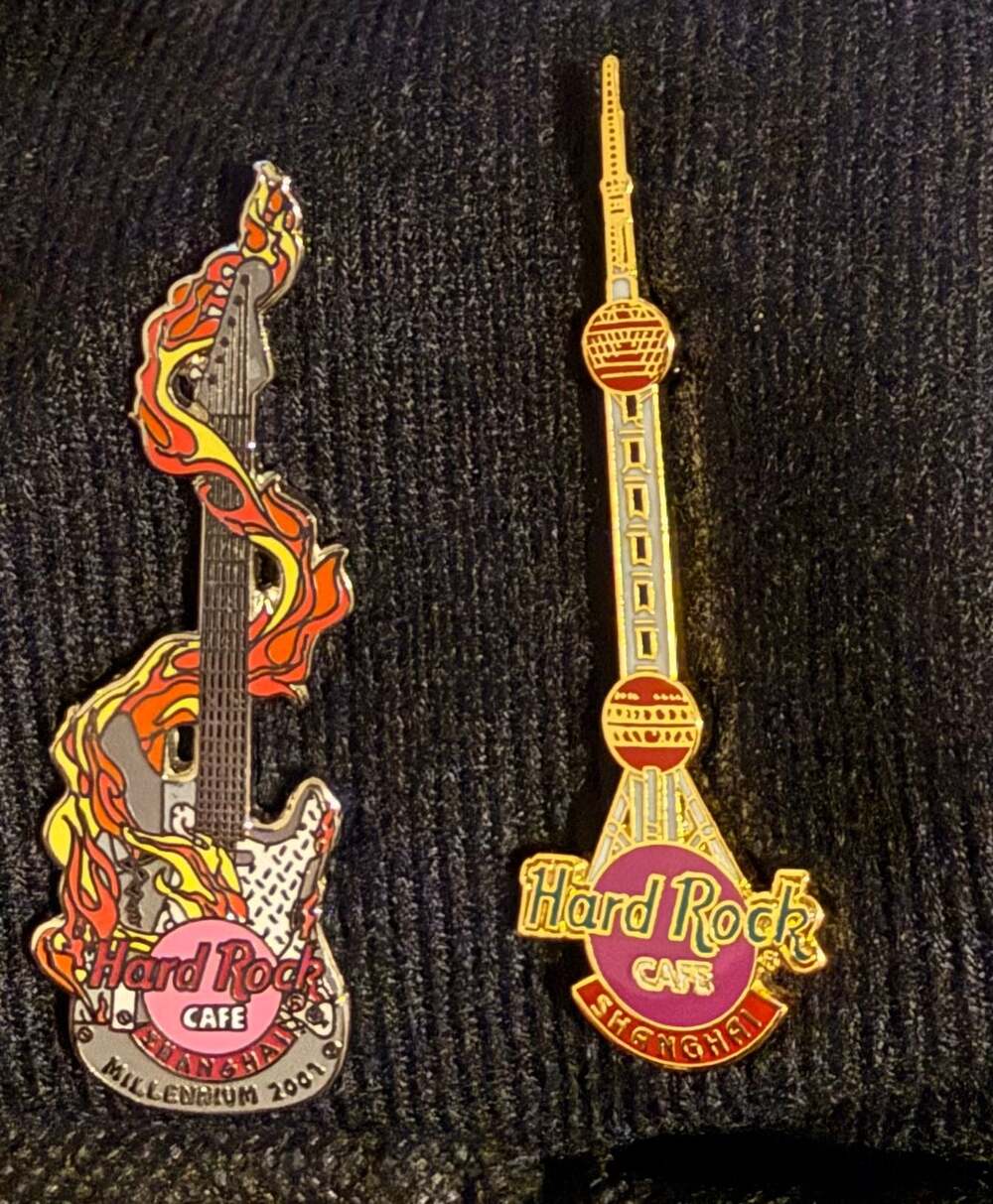 Lot of 2 Hard Rock Cafe Shanghai Pins